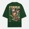 ethereal garden oversized tee – vintage botanica edition