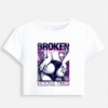 broken dreams baby tee – vicious times cropped graphic