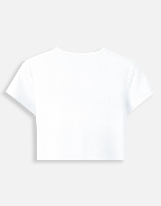 yakuza white baby pink & lavender baby tee