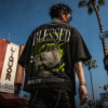 blessed | black unisex oversized tee