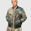 Urban Yokai Graffiti | Bomber Jacket in Multicolor