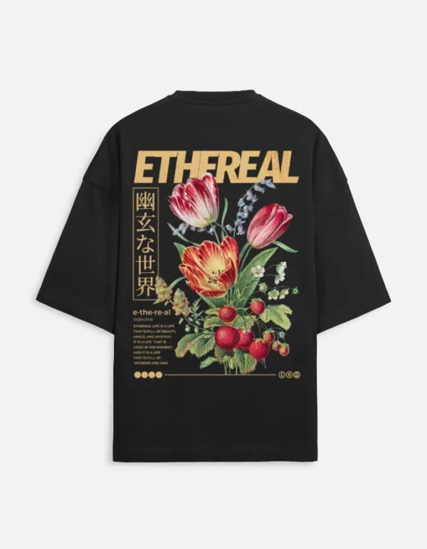 Ethereal Garden | Oversized Tee in Multicolor