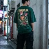 Ethereal Garden | Oversized Tee in Multicolor