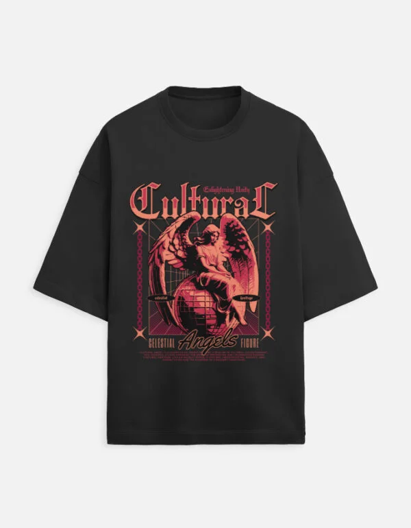 Cultural Angels | Oversized Tee in Multicolor