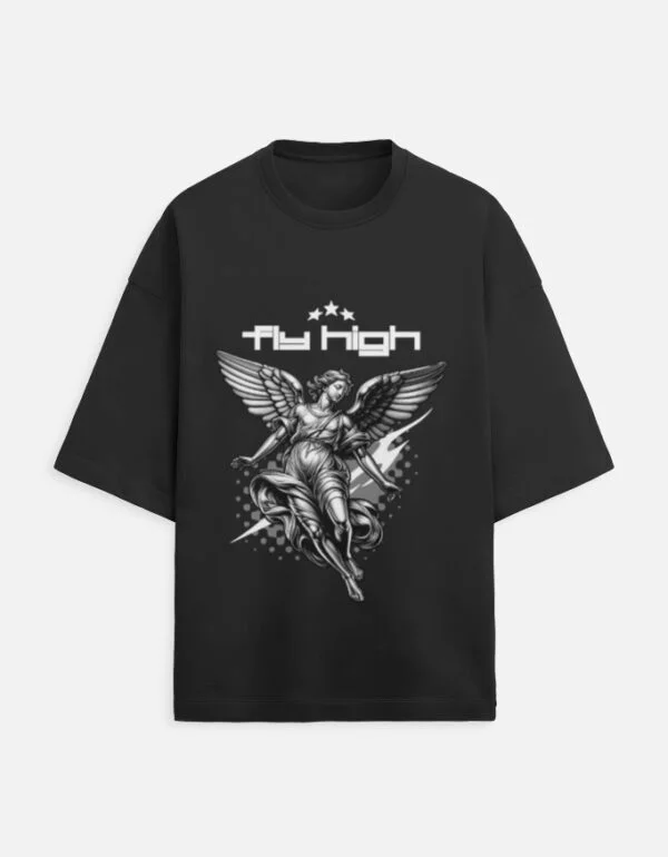 Fly High Guardian | Oversized Tee in Multicolor