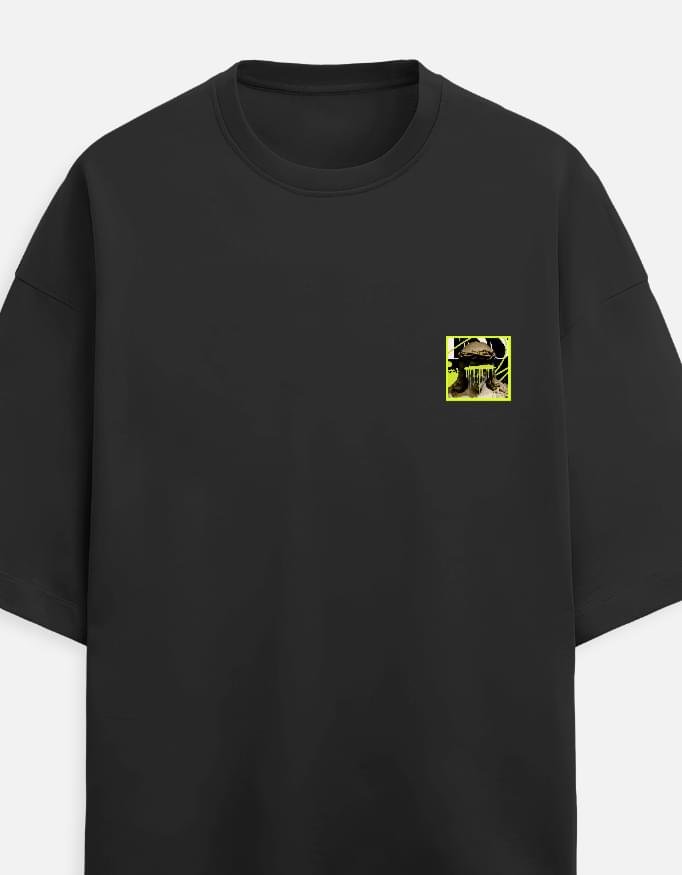 Blessed | Oversized Tee in Black