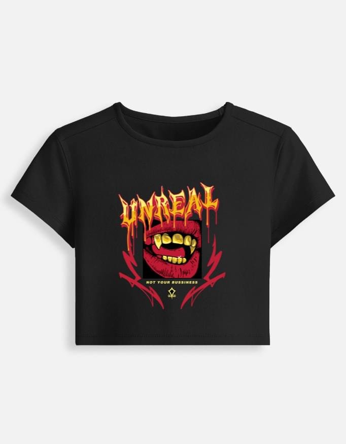 Unreal | Crop Top in Black