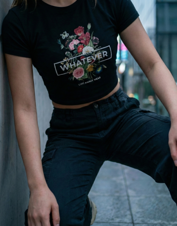 wildflowers statement crop top