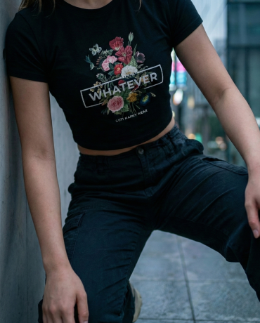 wildflowers statement crop top