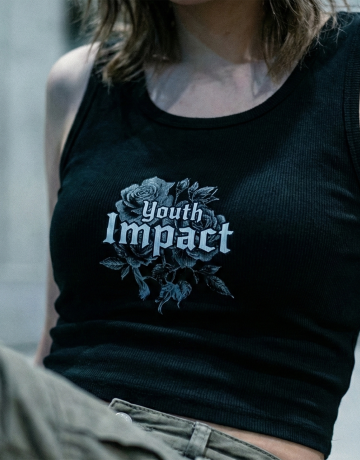 youth impact floral crop tank