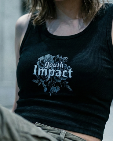 youth impact floral crop tank